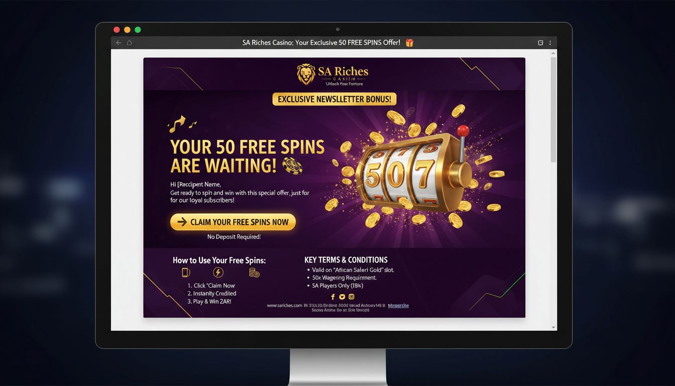How to claim free spins from newsletters